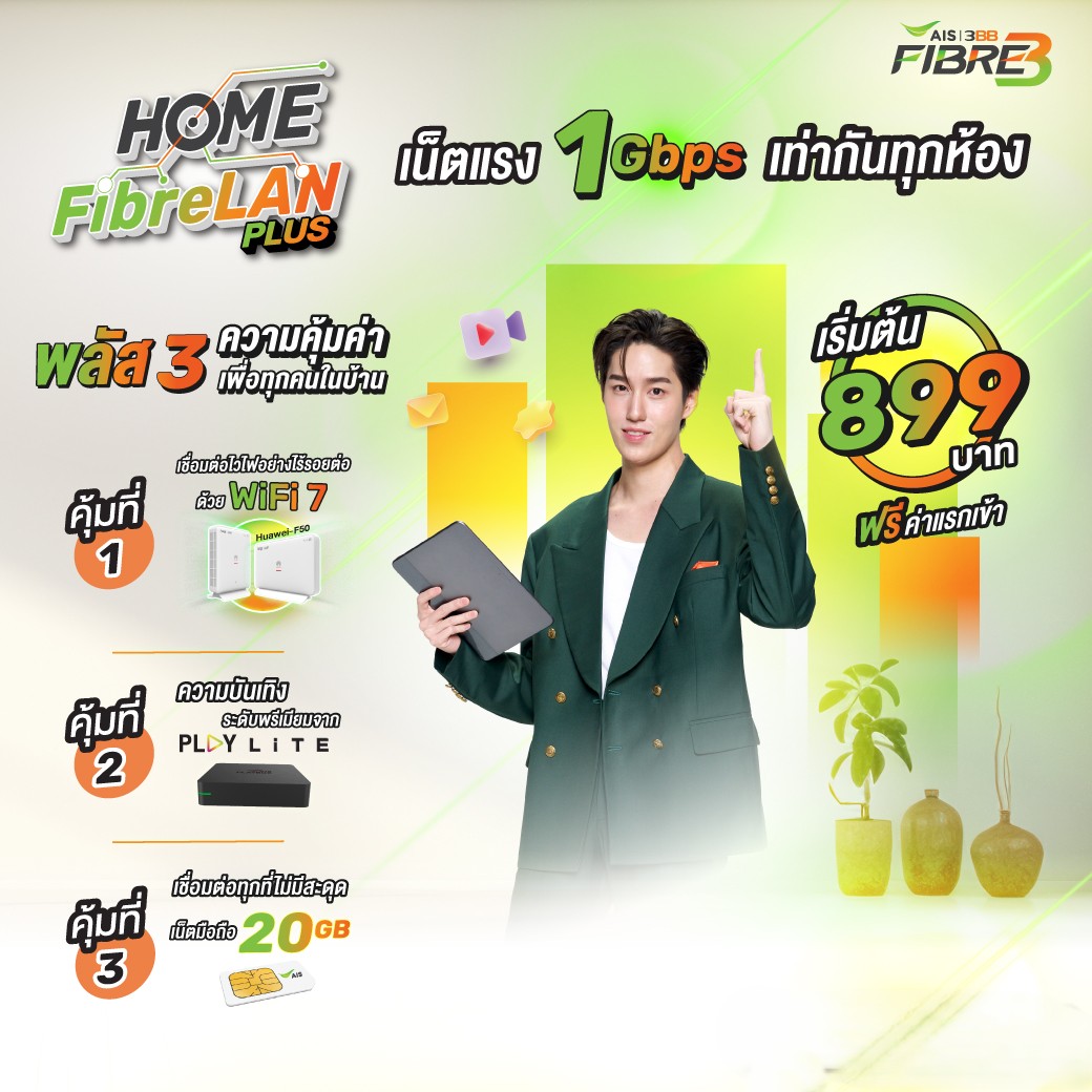 1Gbps/1Gbps + Home FibreLAN Package)